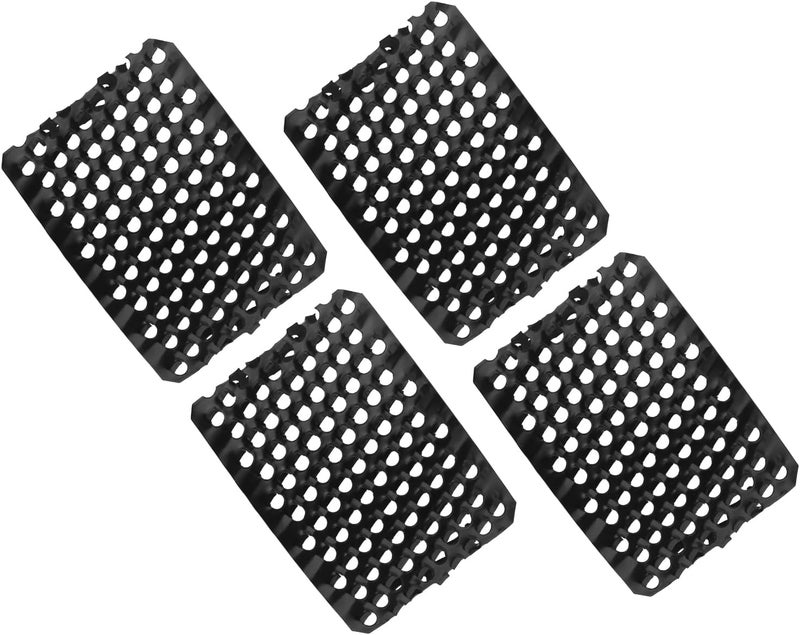 Omninmo 2-1/2" Curved Flat Standard Cut Replacement Blade, 4 Pack Steel Shaver Cheesegrater Rasp for Surform Pocket Plane, Dent Repairs, Wood Fiberglass, Shaping Curved Surfaces Hand Plane Scraper - Image 1